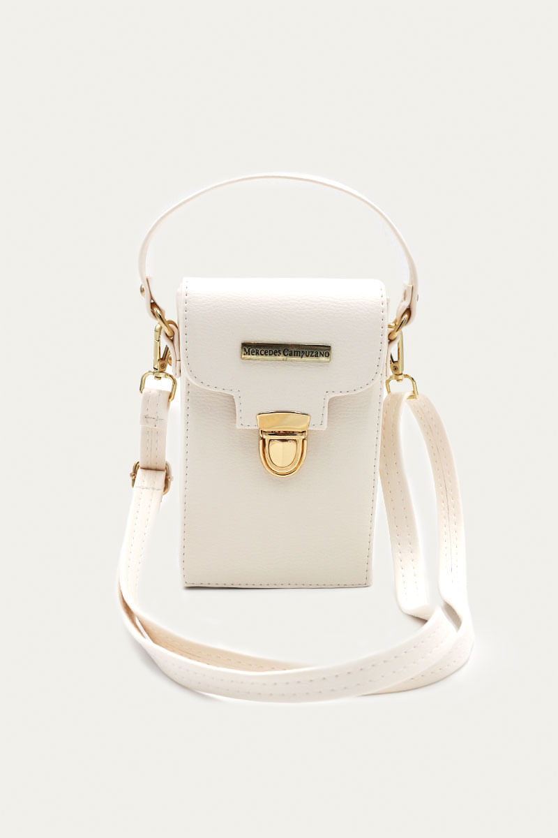 Bandolera Celeste Marfil