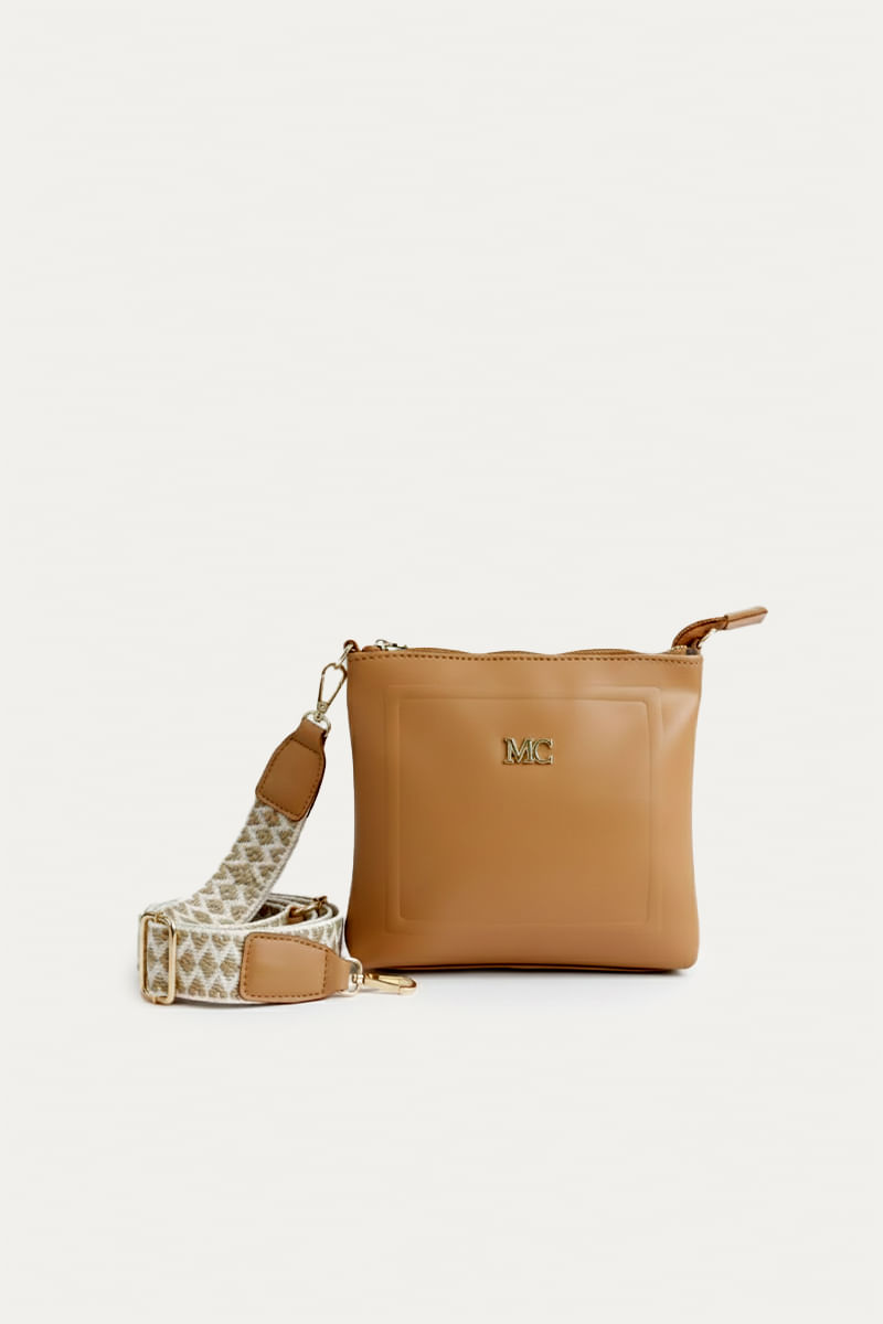 Bandolera Clover Beige