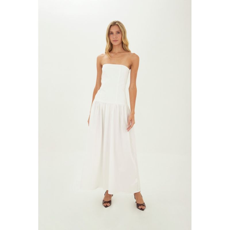 Vestido Largo Kira Marfil