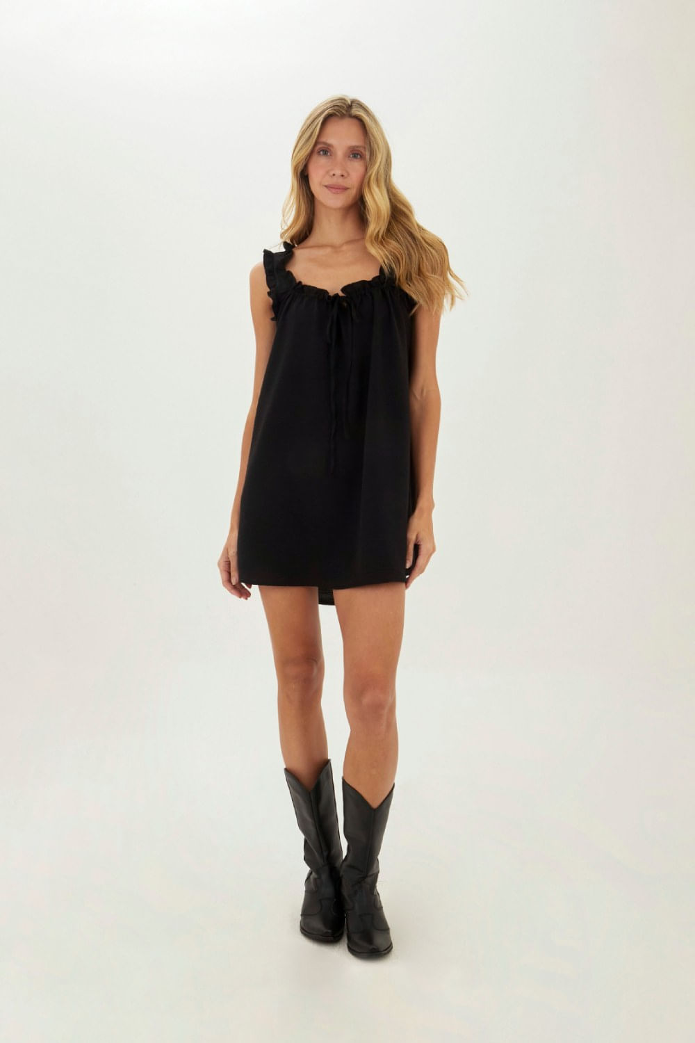 Vestido Corto Deena Negro