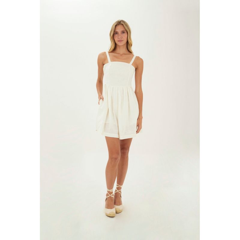 Vestido Corto Serene Marfil
