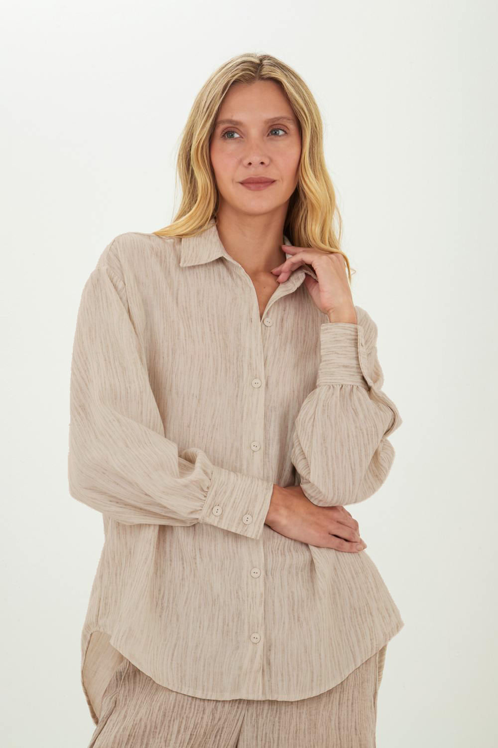 Camisa Carly Beige
