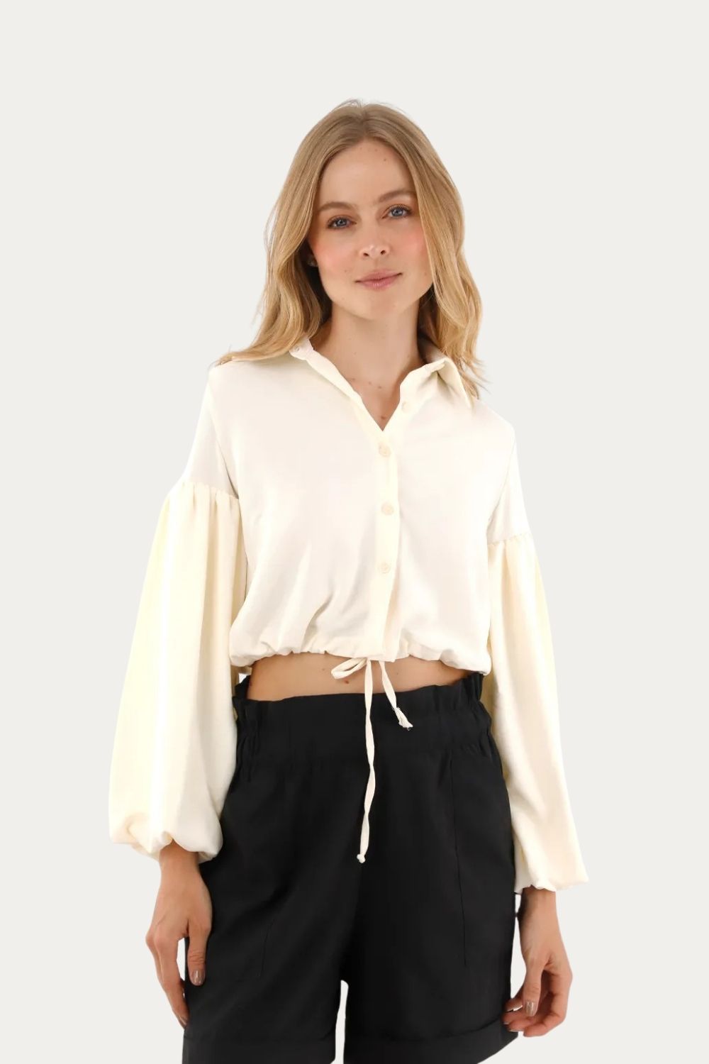 Camisa Elara Marfil