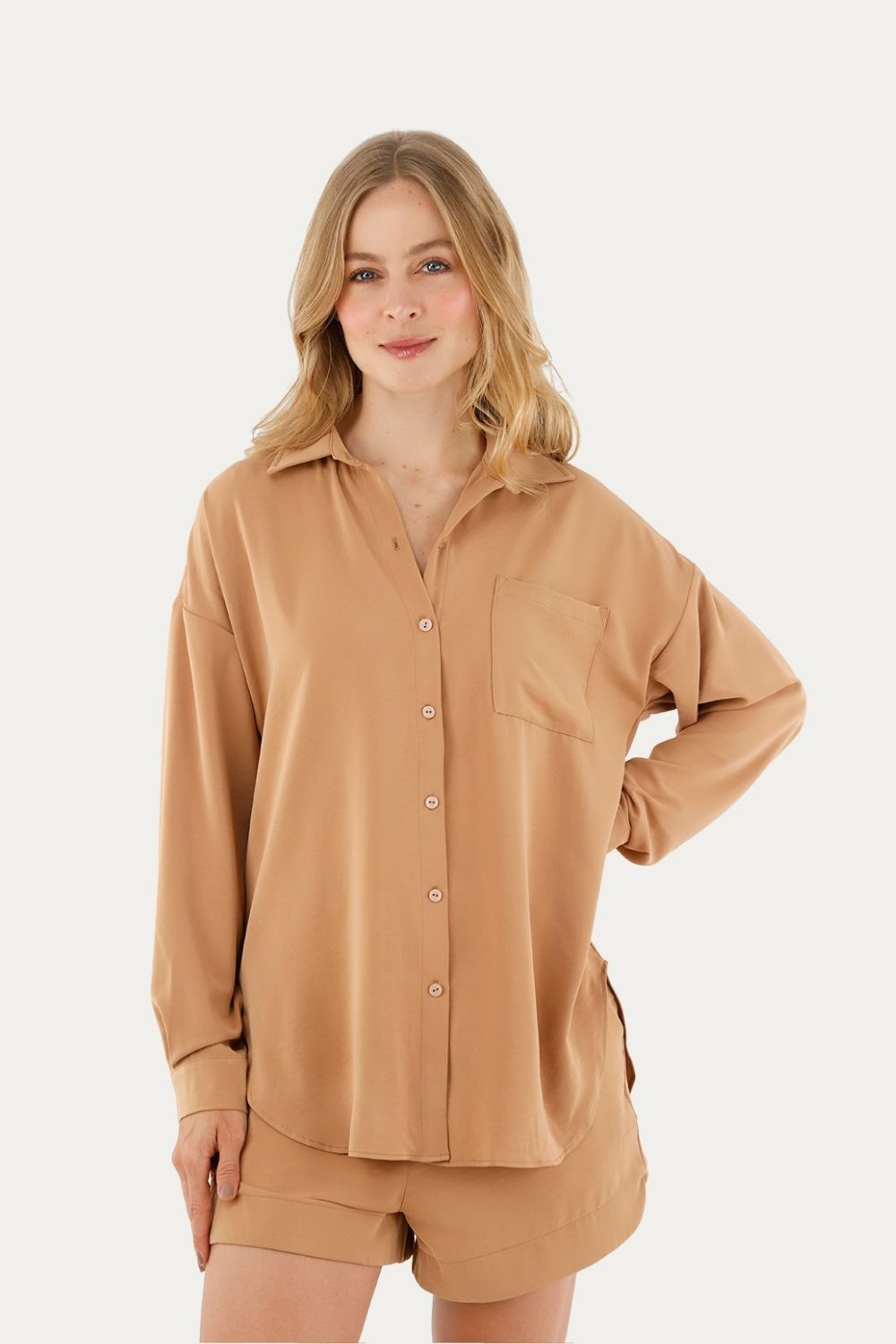 Camisa Olivia Toupe
