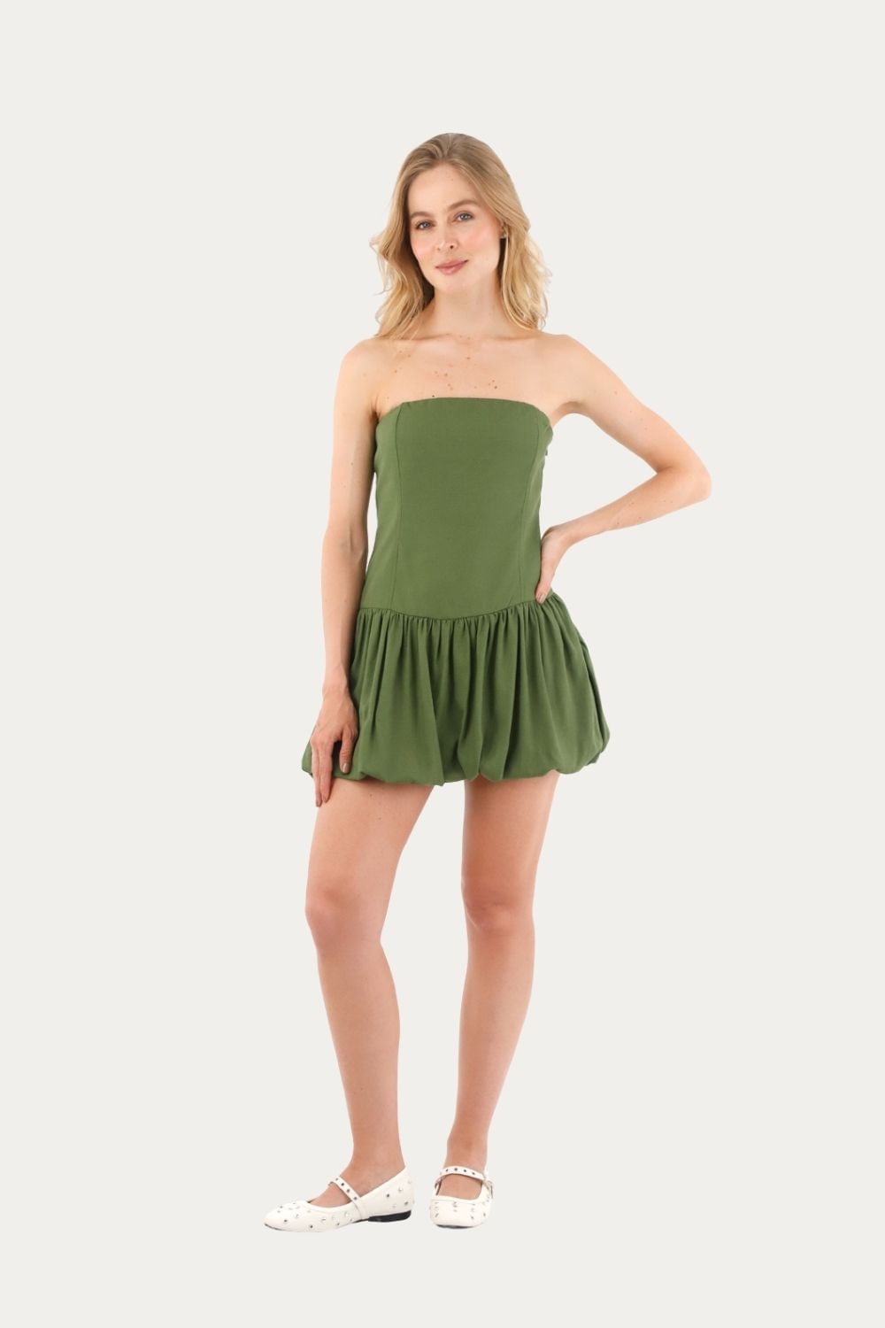 Vestido Corto Freya Verde