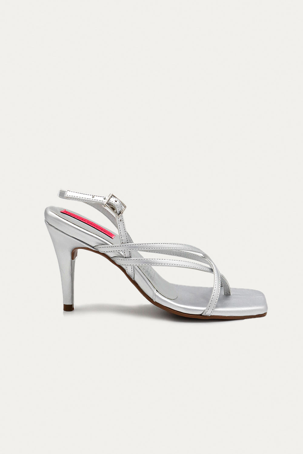 Sandalia Tacon Dina Plata