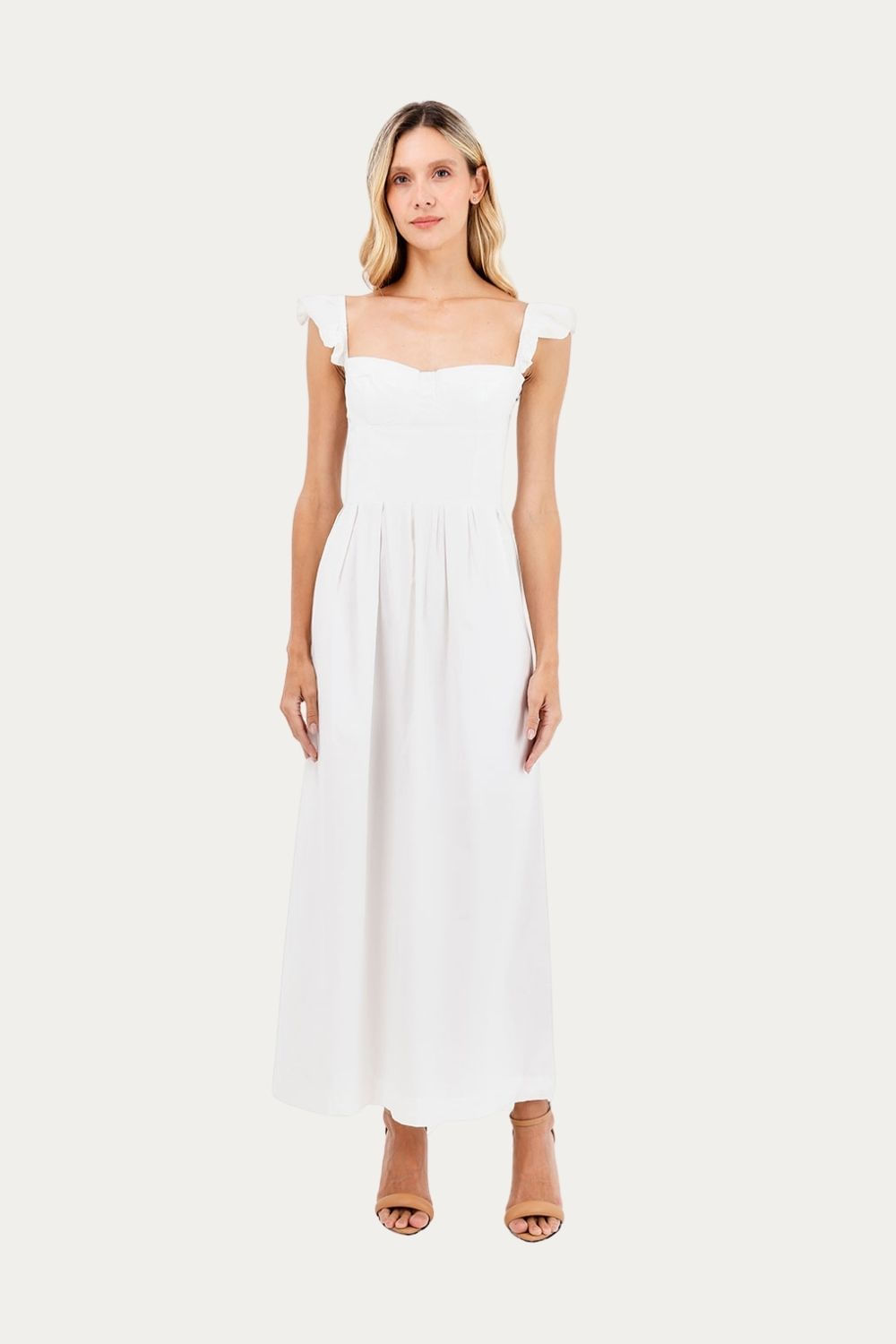 Vestido Largo Mellow Marfil