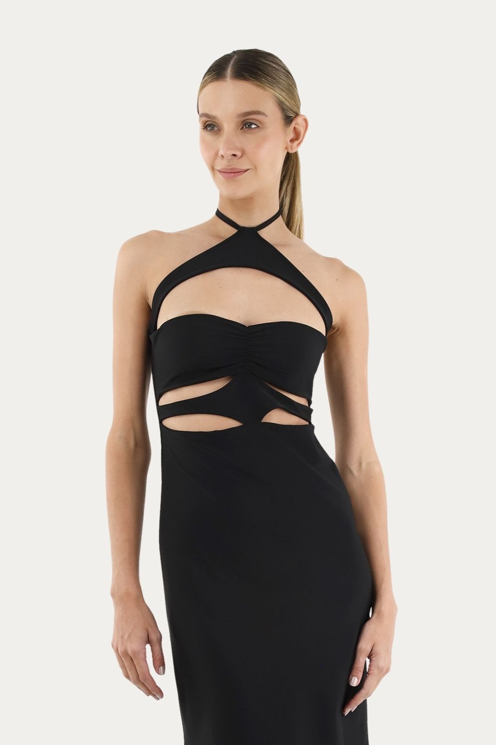 Vestido Largo Amara Negro