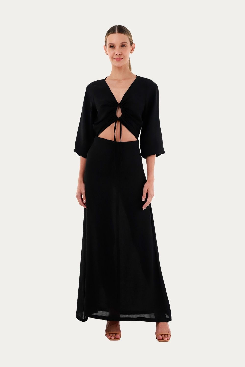 Vestido Largo Danna Negro