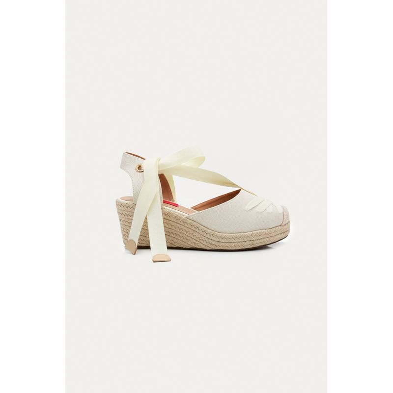 Spadrilla Plataforma Serene Beige