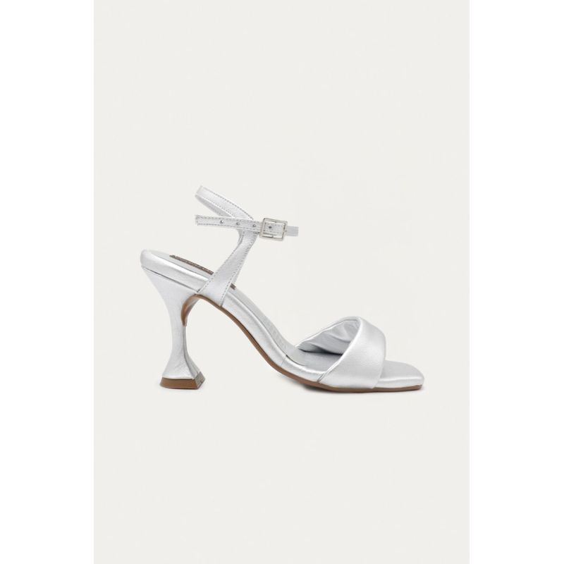 Sandalia Tacón Juliette Plata