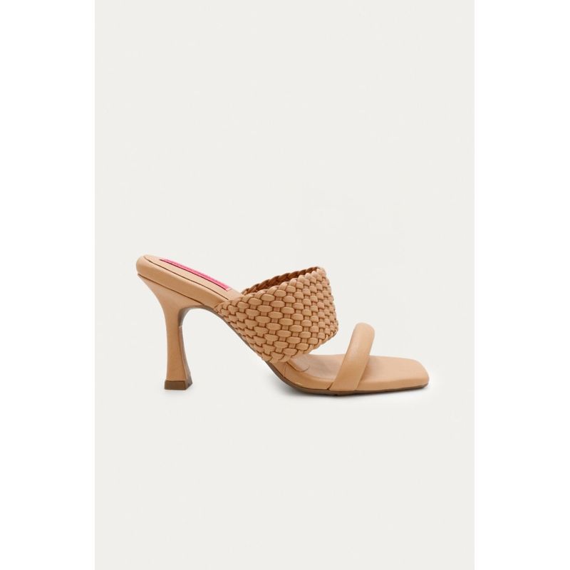 Sandalia Tacon Nala Beige