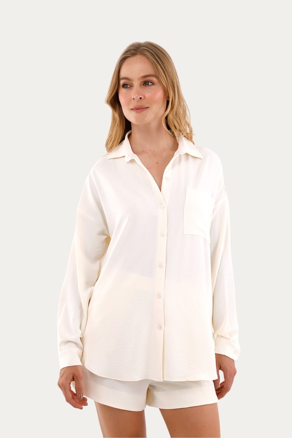 Camisa Olivia Marfil
