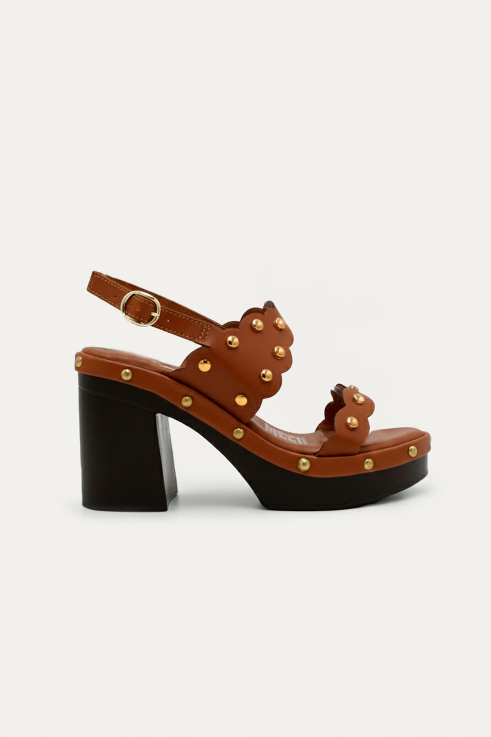 Sandalia Tacon Elsa Miel