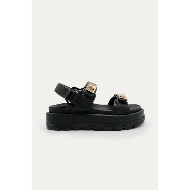 Sandalia Plataforma Serena Negro
