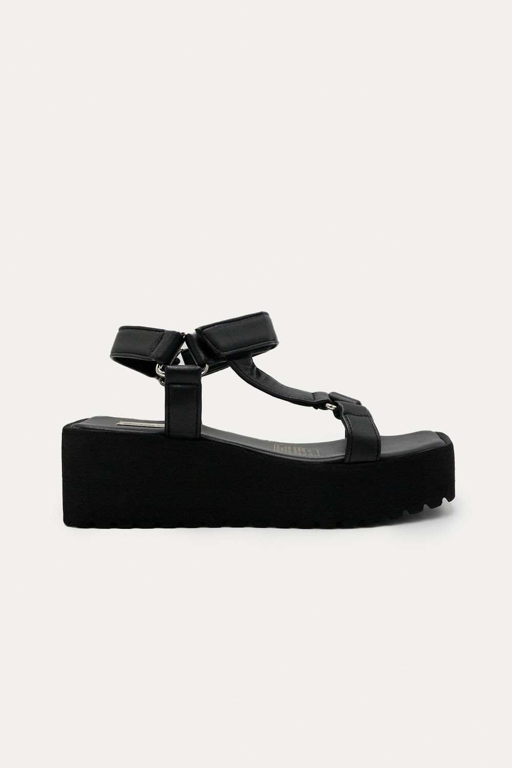 Sandalia Plataforma Ali Negro