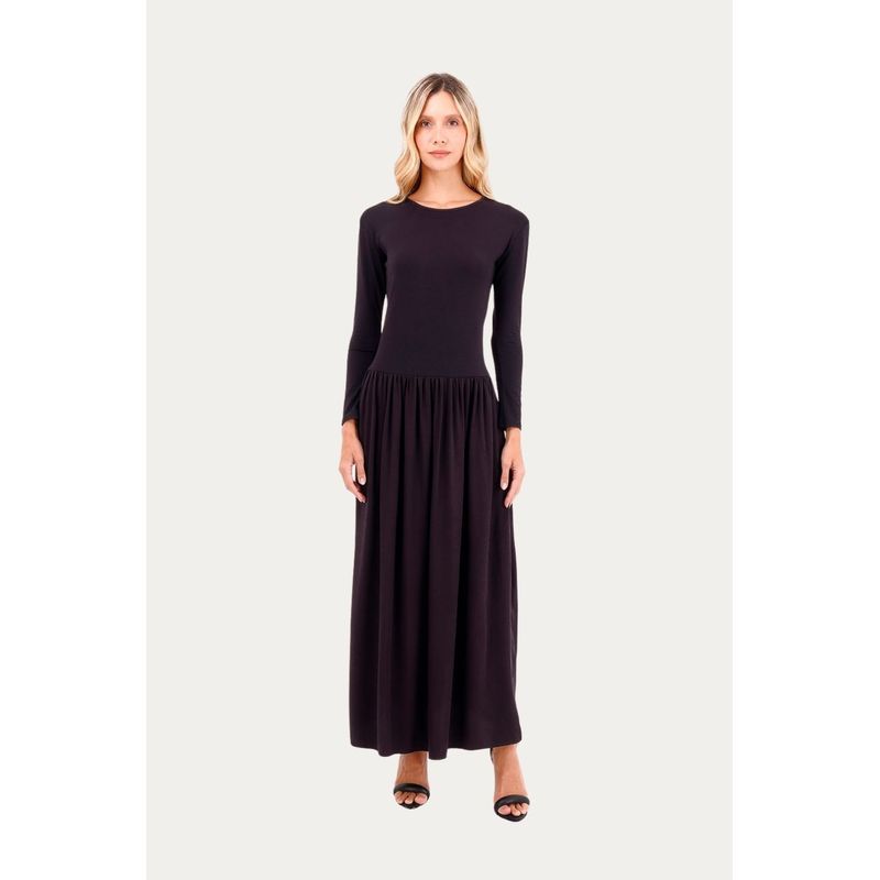 Vestido Largo Well Negro