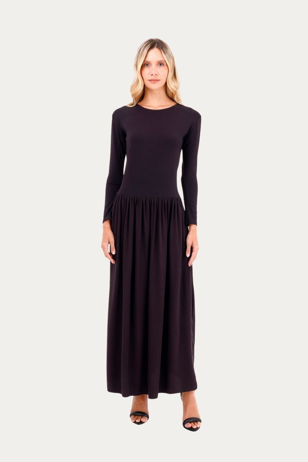 Vestido Largo Well Negro
