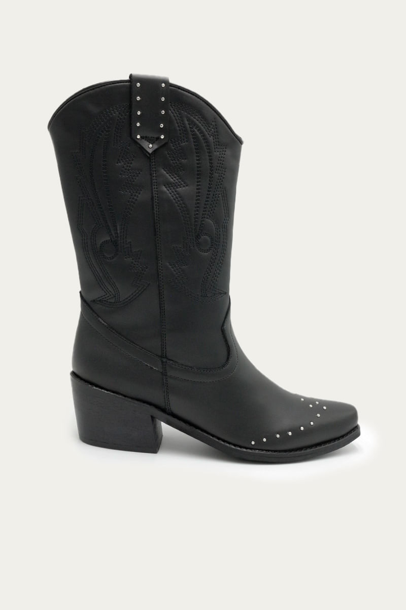 Bota Texana Olive Negro