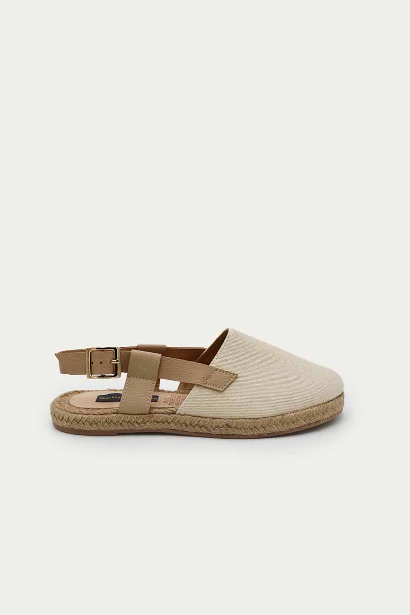 Spadrilla Plana Leah Beige