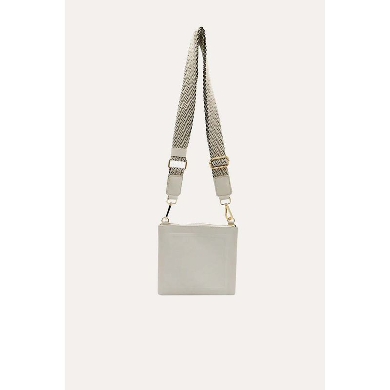 Bandolera Clover Marfil
