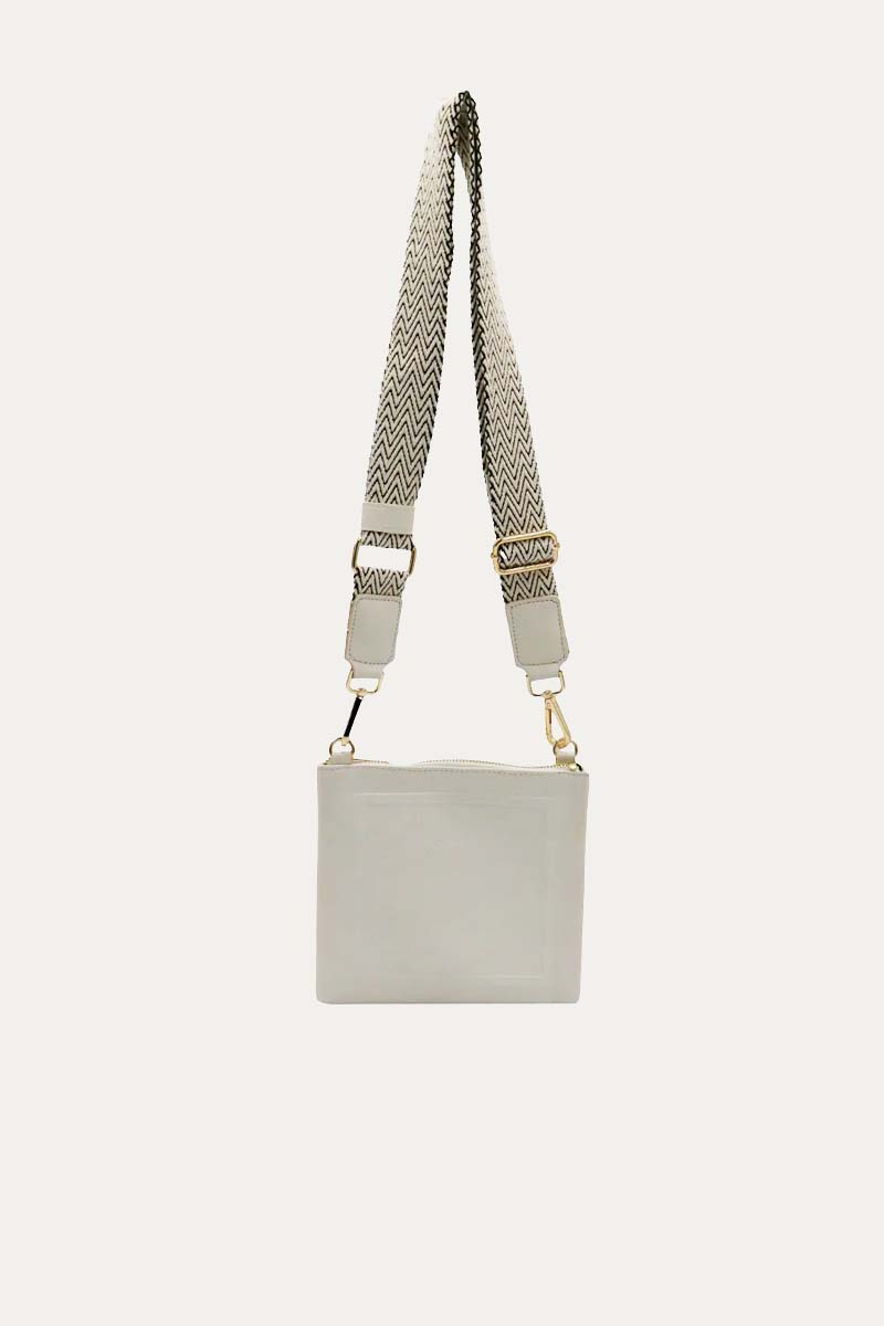 Bandolera Clover Marfil