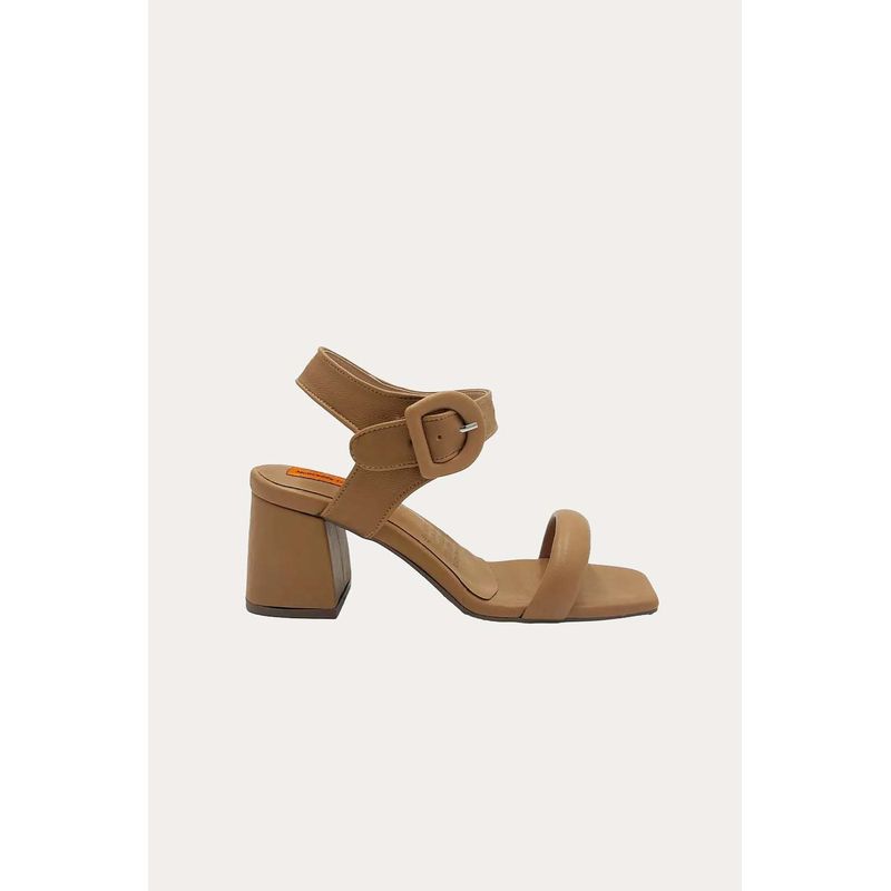Sandalia Tacón Geneve Beige