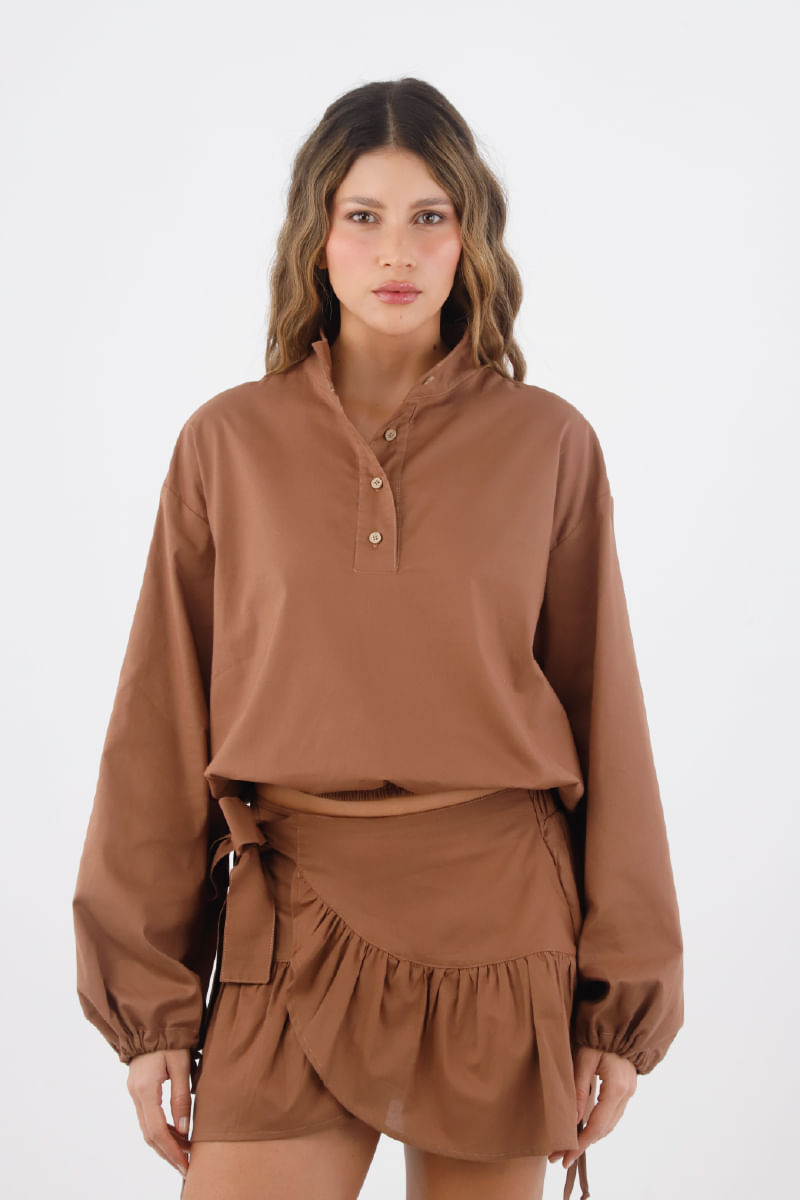 Camisa Florencia Cafe