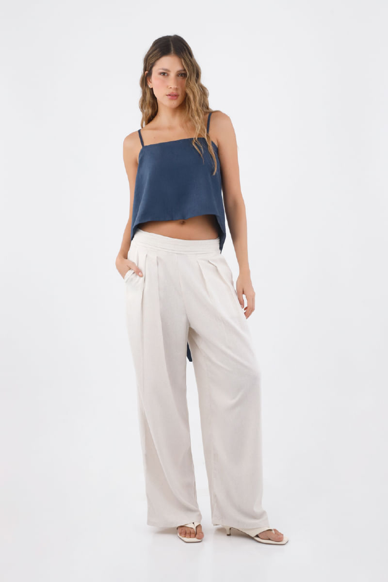 Pantalon Cleo Marfil