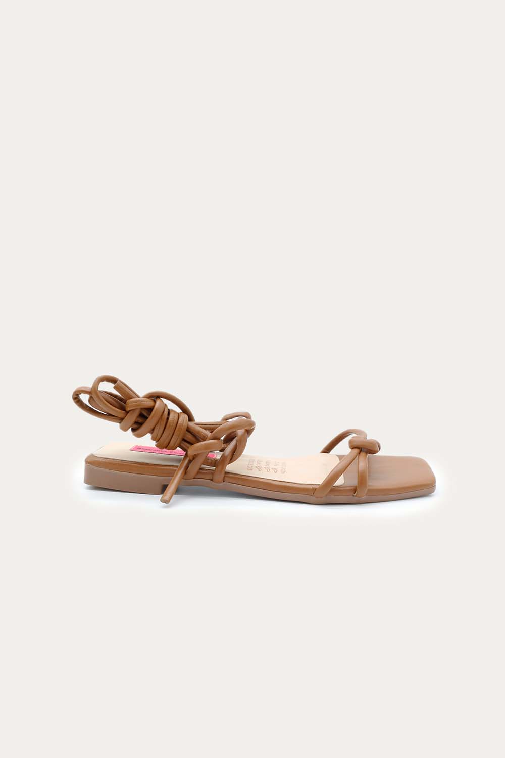 Sandalia Plana Bianca Beige