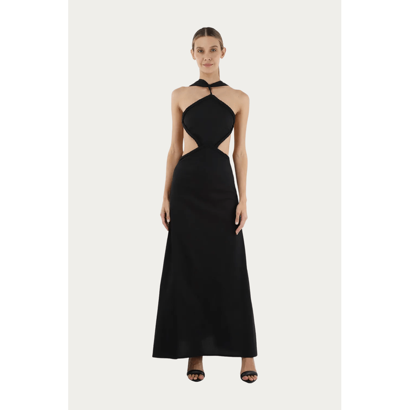 Vestido Largo Lorde Negro
