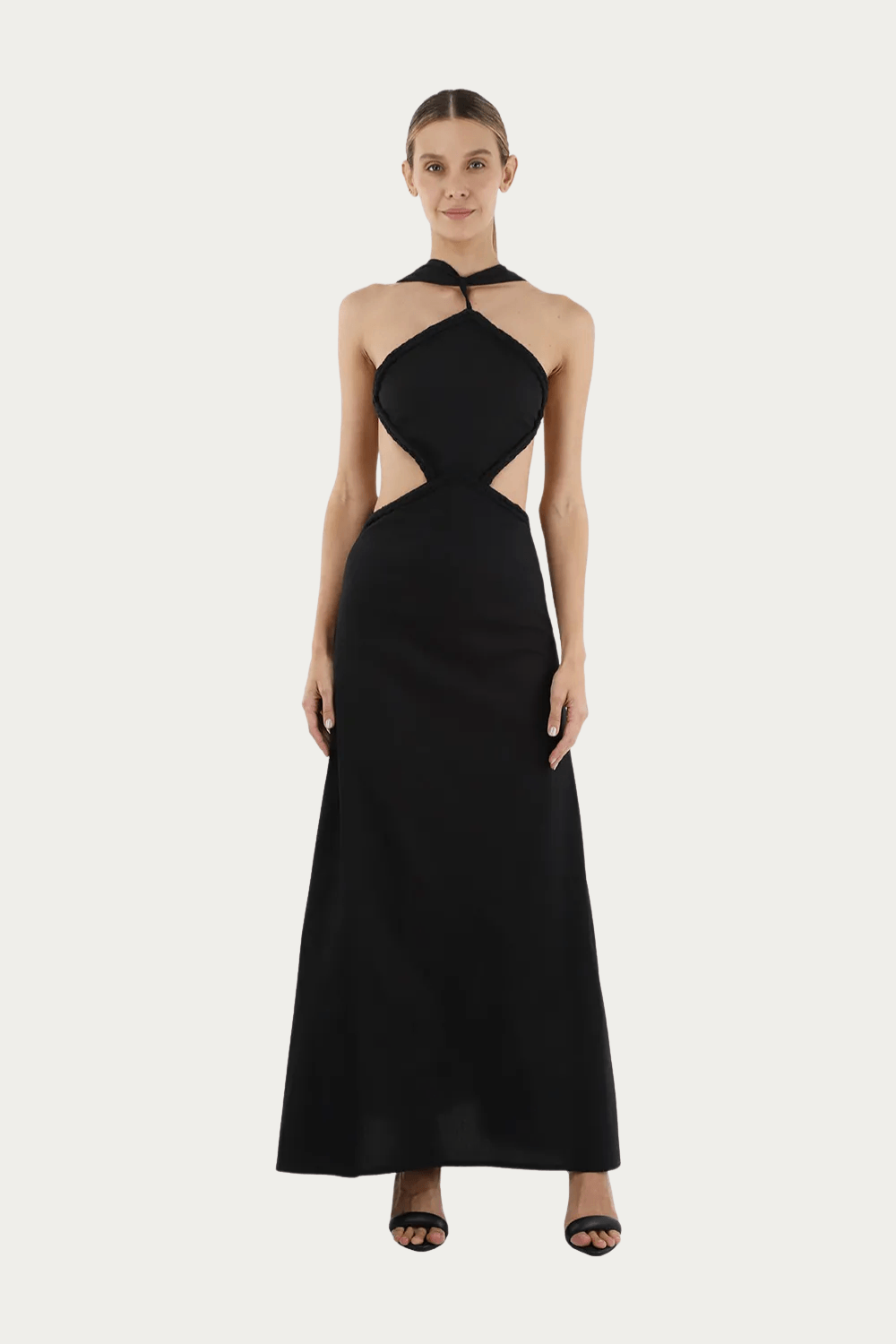 Vestido Largo Lorde Negro
